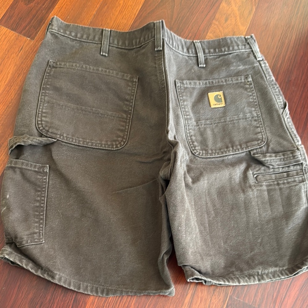 Carhartt Men's Brown Work Shorts 36